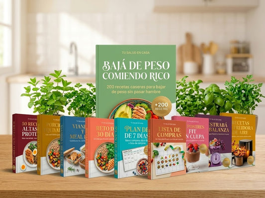 Bajá de Peso Comiendo Rico + 9 Bonos de Regalo